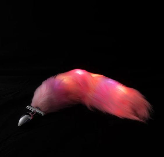 Plug Anal con Cola Luminosa Nilo - Distrisex