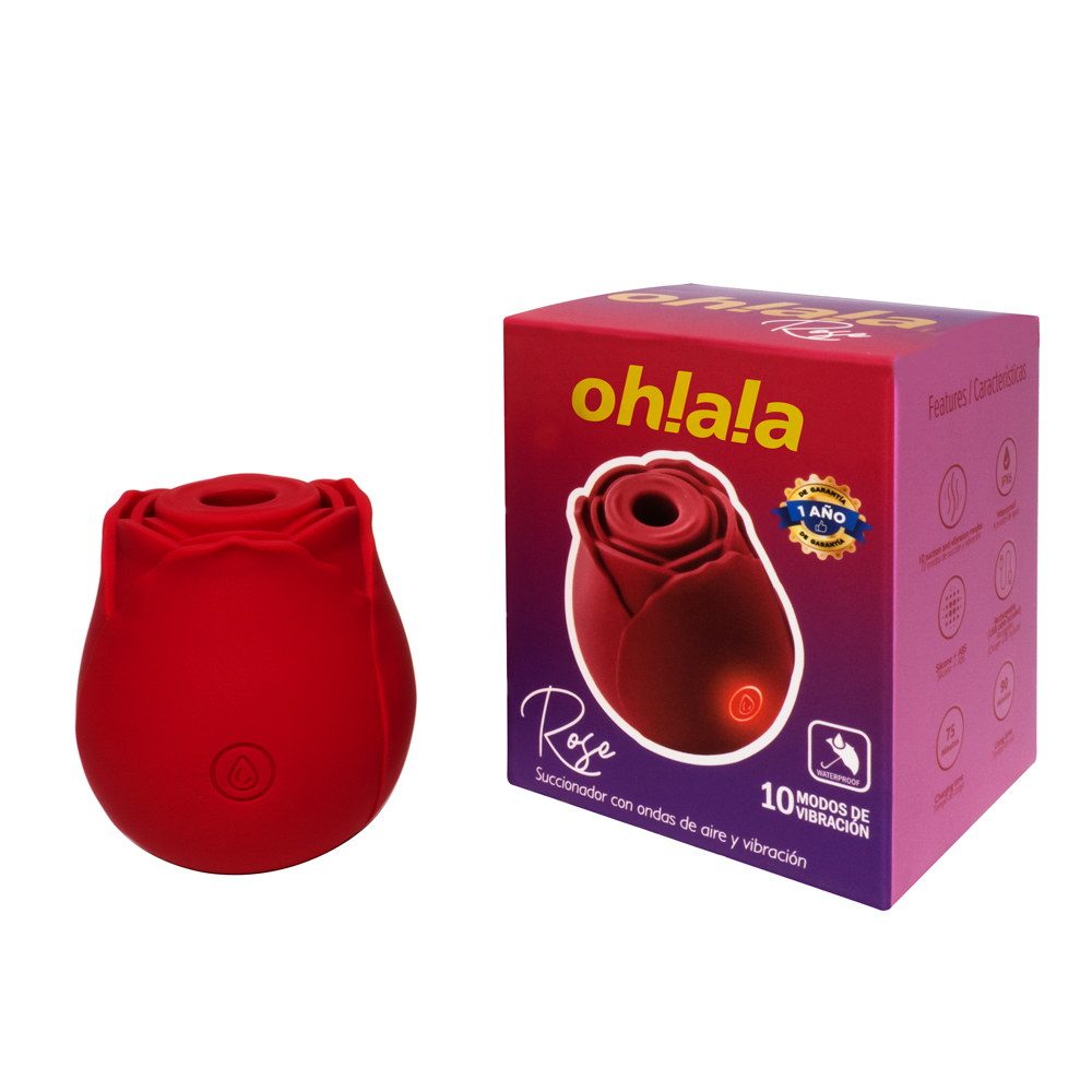 Vibrador y Succionador Rose - Ohlala - Camtoyz